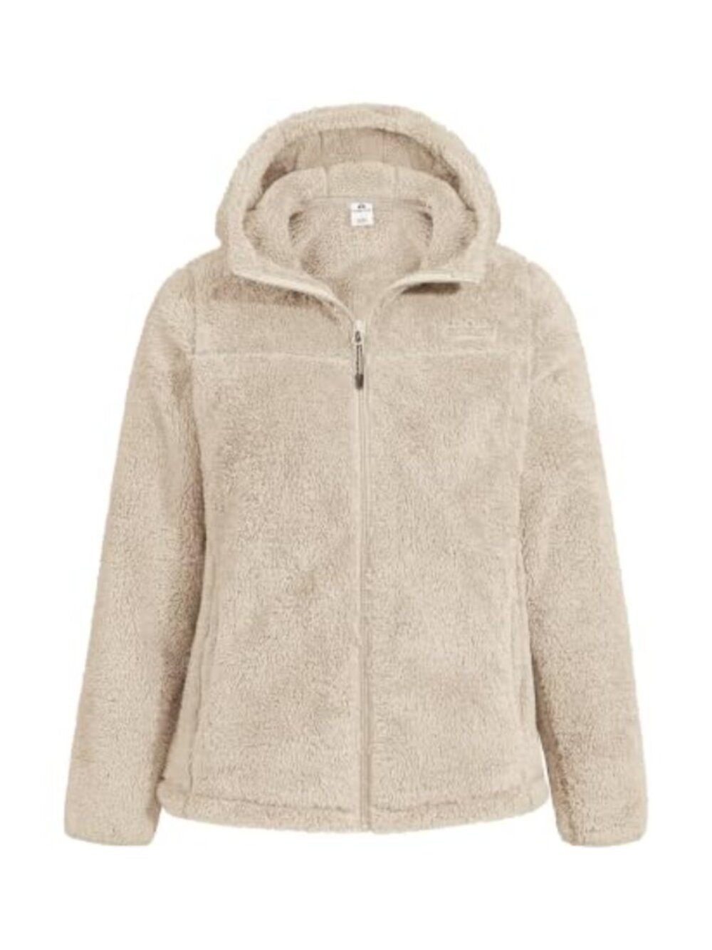 Fuzzy Fleece Jacket Full Zip Hooded Lightweight Warm Coat